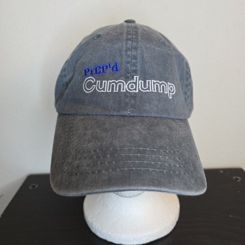Prep'd Cumdump HIV Prevention Pride LGBTQ+ Baseball Hat Strapback